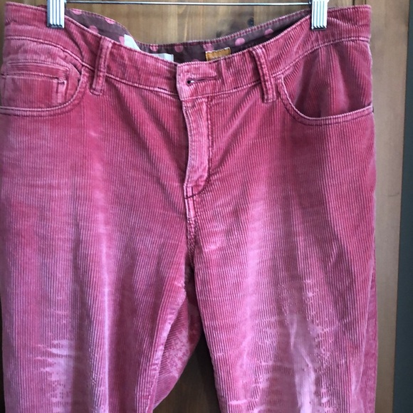 Anthropologie collection Pilcro. Pink Corduroy worn by design. 30 and worn. - Picture 2 of 7